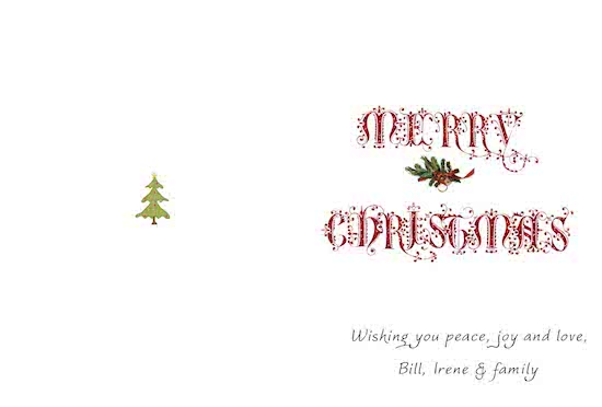 Create your own Christmas Card with Digital Scrapbooking