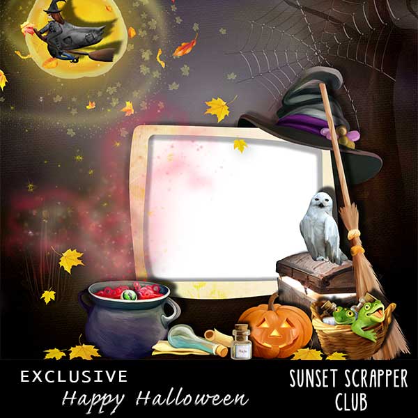 Download Happy Halloween Quickpage 3 - Digital Scrapbooking Kits ...