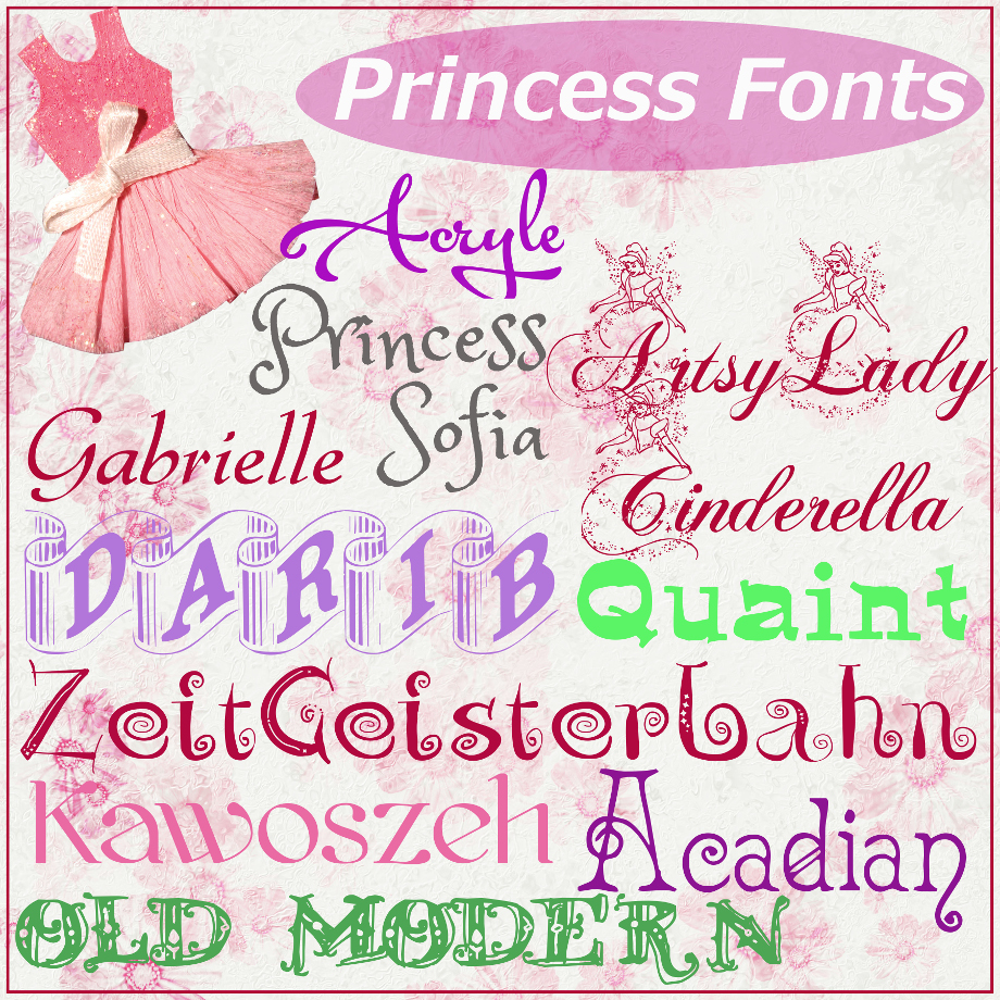Princess Fonts