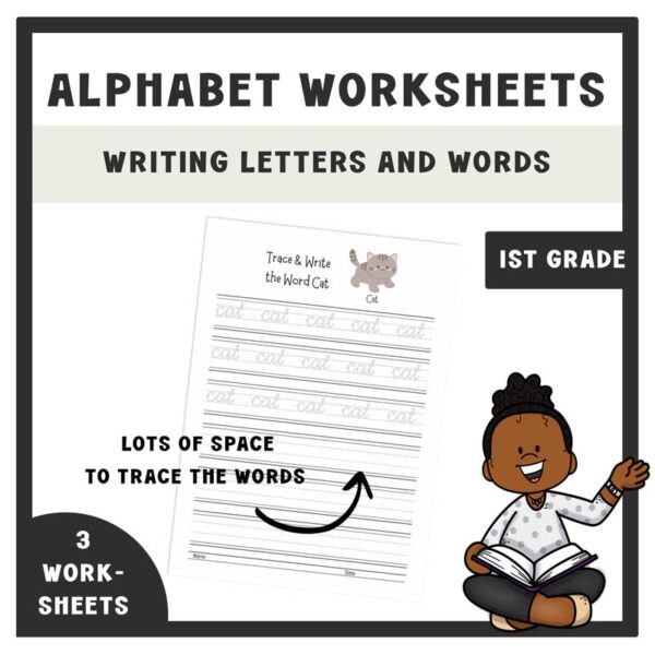 Alphabet Practice | Writing Letters and Words | Freebie - Image 2