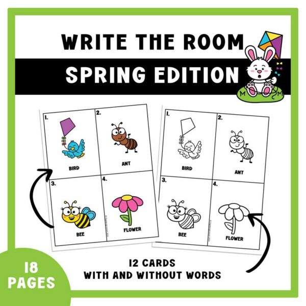 Write the Room Activity: Spring Reading Fun for PreK-2n - Image 2