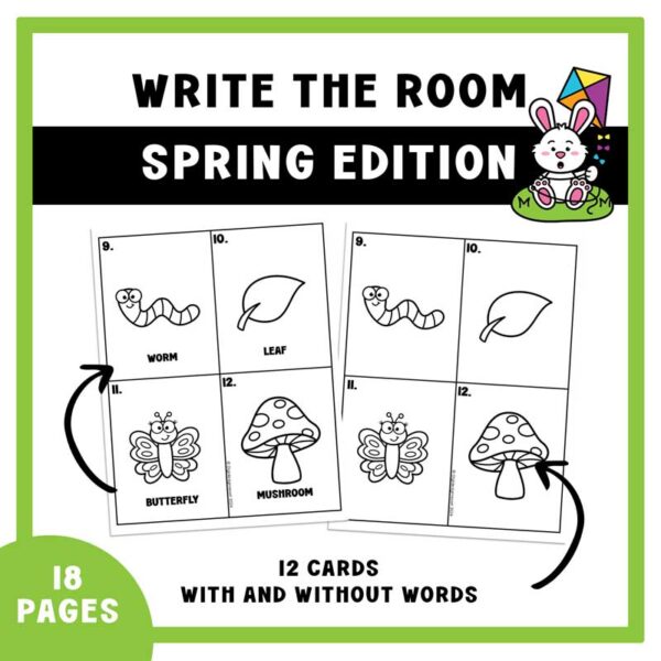 Write the Room Activity: Spring Reading Fun for PreK-2n - Image 3