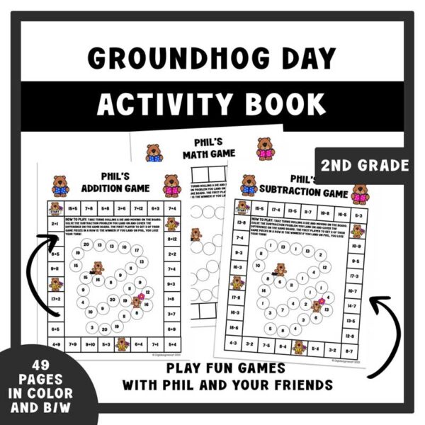 Groundhog Day Ideas for Kids: Activity Workbook - Image 4