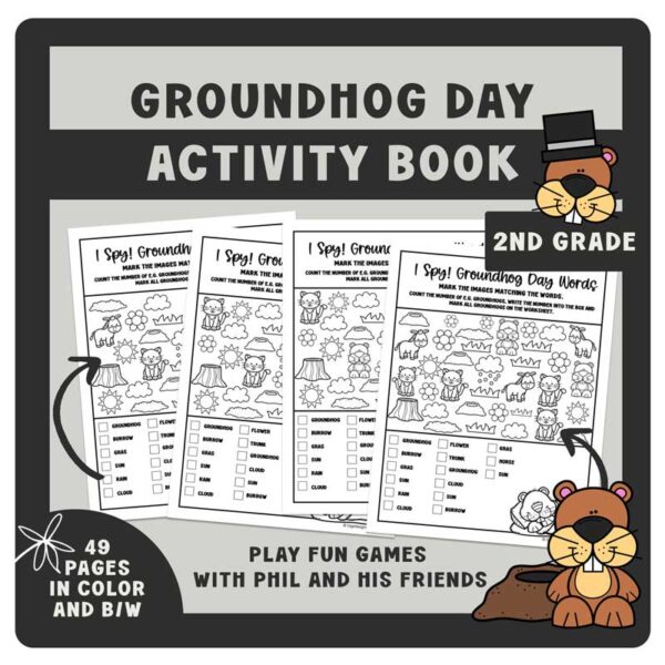 Groundhog Day Ideas for Kids: Activity Workbook - Image 4